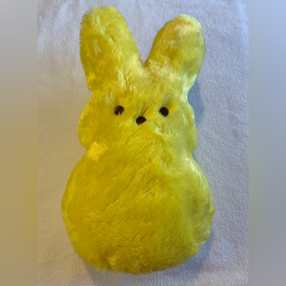 Peeps. Shaggy Yellow 15” Plush Bunny NWT - Picture 1 of 14